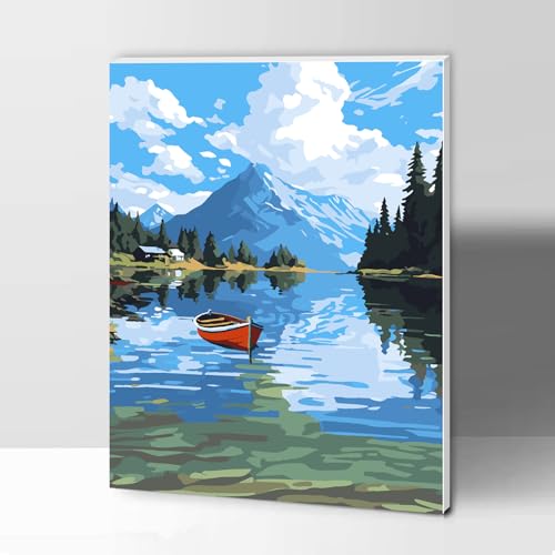 Gifmore Malen nach Zahlen Erwachsene mit Rahmen - DIY Paint by Numbers Kit mit Acrylpigment und Pinseln, Wanddekoration für Zuhause 30 x 40 cm Meereslandschaft Gifmore Malen nach Zahlen Erwachsene mit Rahmen - DIY Paint by Numbers Kit mit Acrylpigment und Pinseln, Wanddekoration für Zuhause 30 x 40 cm Meereslandschaft von Gifmore
