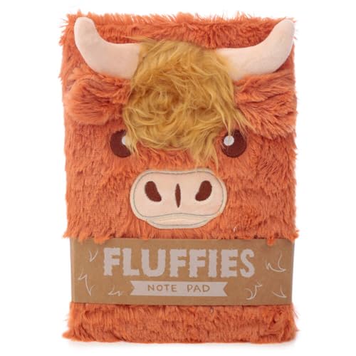 GiftLocalUK Highland Coo Cow Notizblock, groß, Plüsch, Kuh, einzigartig GiftLocalUK Highland Coo Cow Notizblock, groß, Plüsch, Kuh, einzigartig von GiftLocalUK