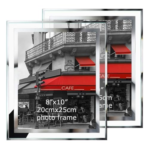 Giftgarden 2er Set Glas Bilderrahmen 20x25 cm - Silber Fotorahmen für 25x20 Fotos und Bilder - Perfekt für Babyfotos, Familienfotos und Hochzeitsfotos - Geschenk für besondere Anlässe Giftgarden 2er Set Glas Bilderrahmen 20x25 cm - Silber Fotorahmen für 25x20 Fotos und Bilder - Perfekt für Babyfotos, Familienfotos und Hochzeitsfotos - Geschenk für besondere Anlässe von Giftgarden