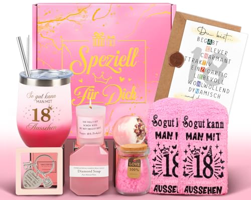 Giftota 18. Geburtstag Mädchen, Geschenke zum 18 Geburtstag Mädchen Geschenke für Frauen, Geburtstagsgeschenk Rituals Geschenkset frauen Geburtstagsgeschenk für Schwester Beste Freundin Klassenkamerad Giftota 18. Geburtstag Mädchen, Geschenke zum 18 Geburtstag Mädchen Geschenke für Frauen, Geburtstagsgeschenk Rituals Geschenkset frauen Geburtstagsgeschenk für Schwester Beste Freundin Klassenkamerad von Giftota