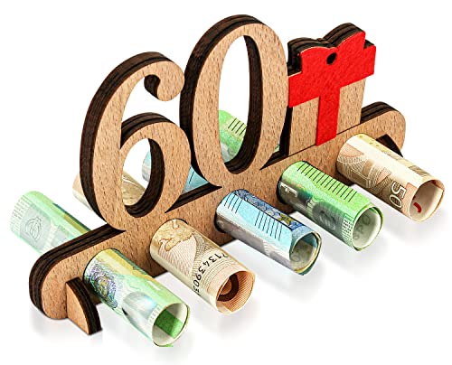 Giftota - 60. Geburtstag Geldgeschenk Holz - Geschenk zum 16.Geburtstag - Geburtstag Jubiläum - Geschenke aus Holz - Geschenke für Freunde, Familie Giftota - 60. Geburtstag Geldgeschenk Holz - Geschenk zum 16.Geburtstag - Geburtstag Jubiläum - Geschenke aus Holz - Geschenke für Freunde, Familie von Giftota