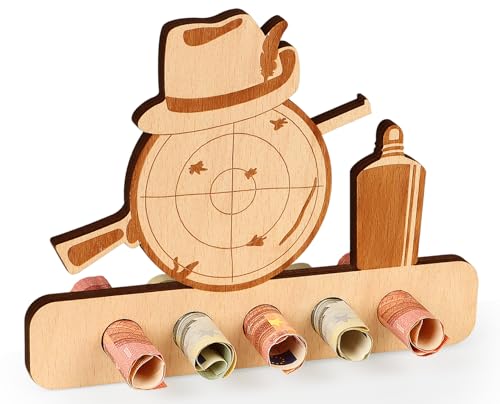 Giftota Jäger Geburtstag Geldgeschenke Holz, Jägerin Gutschein Verpackung, Kreatives Geburtstagsgeschenk, Weihnachten Geldgeschenk Giftota Jäger Geburtstag Geldgeschenke Holz, Jägerin Gutschein Verpackung, Kreatives Geburtstagsgeschenk, Weihnachten Geldgeschenk von Giftota