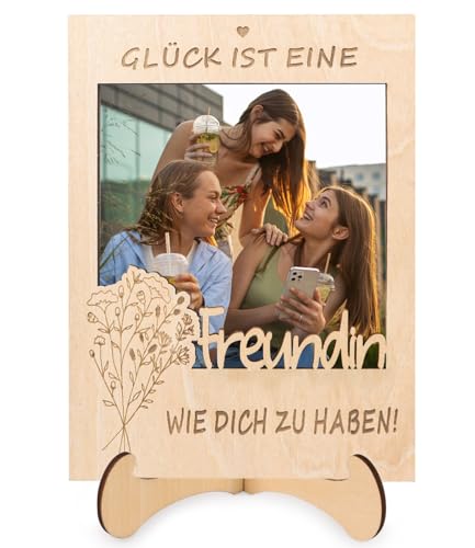 Giftota Magnetischer Holz Bilderrahmen für Freundin - Perfektes Foto und Dankeschön-Geschenk für Beste Freundin zu Geburtstag Valentinstag Jahrestag Giftota Magnetischer Holz Bilderrahmen für Freundin - Perfektes Foto und Dankeschön-Geschenk für Beste Freundin zu Geburtstag Valentinstag Jahrestag von Giftota