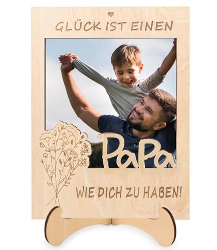 Giftota Magnetischer Holz Bilderrahmen für Papa - Geschenkideen zum Vatertag - Perfektes Foto Geschenk für Beste Papa zum Geburtstag, Vatertagsgeschenk - Dankeschön Geschenk Giftota Magnetischer Holz Bilderrahmen für Papa - Geschenkideen zum Vatertag - Perfektes Foto Geschenk für Beste Papa zum Geburtstag, Vatertagsgeschenk - Dankeschön Geschenk von Giftota