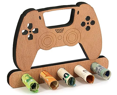 Giftota - Originelle Geburtstag Geldgeschenk Holz - Geldgeschenk für PS4, PS5, Xbox oder andere Spielekonsolen - Spiel Controller Geschenk - Geschenke aus Holz - Geschenke für Frauen und Männer Giftota - Originelle Geburtstag Geldgeschenk Holz - Geldgeschenk für PS4, PS5, Xbox oder andere Spielekonsolen - Spiel Controller Geschenk - Geschenke aus Holz - Geschenke für Frauen und Männer von Giftota
