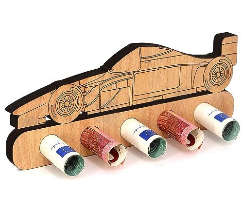 Giftota - Originelle Geburtstag Geldgeschenk Holz - Geschenk für Rennfahrer - Rennauto Geldgeschenk - Geschenke aus Holz - Geschenke Geldgeschenk für Frauen & Männer Giftota - Originelle Geburtstag Geldgeschenk Holz - Geschenk für Rennfahrer - Rennauto Geldgeschenk - Geschenke aus Holz - Geschenke Geldgeschenk für Frauen & Männer von Giftota