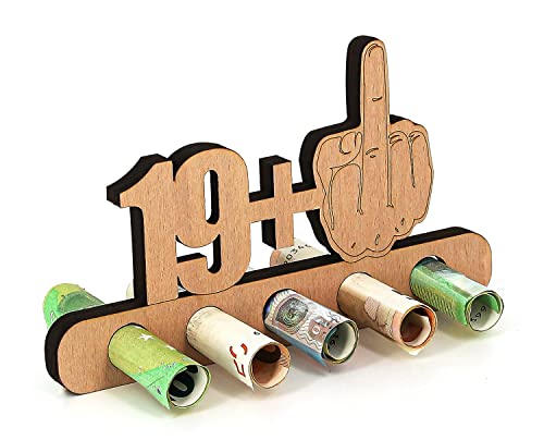 Giftota - Originelle Lustig 20. Geburtstag Geldgeschenk Holz - 19 + 1 - Geschenk zum 20.Geburtstag - Geburtstag Jubiläum - Geschenke aus Holz - Geschenke für Freunde, Familie Giftota - Originelle Lustig 20. Geburtstag Geldgeschenk Holz - 19 + 1 - Geschenk zum 20.Geburtstag - Geburtstag Jubiläum - Geschenke aus Holz - Geschenke für Freunde, Familie von Giftota