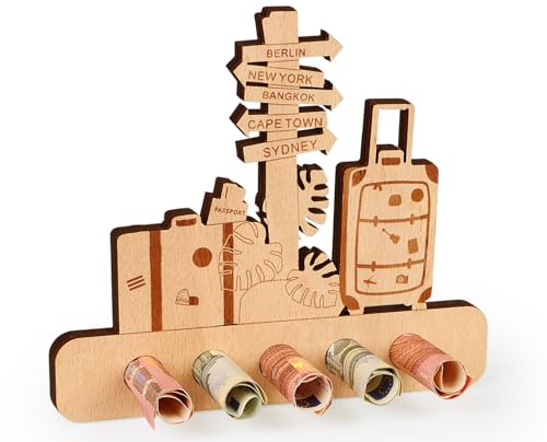 Giftota Reise Geldgeschenke Holz, Reisegutschein Gutschein Verpackung, Kreatives Geburtstagsgeschenk, Weihnachten Geldgeschenk Giftota Reise Geldgeschenke Holz, Reisegutschein Gutschein Verpackung, Kreatives Geburtstagsgeschenk, Weihnachten Geldgeschenk von Giftota