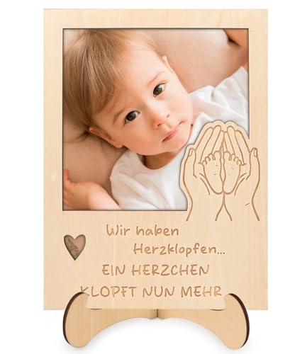 Giftota Schwangerschaft Geschenk - Magnetischer Holz Bilderrahmen für Schwangere - Perfektes Foto Geschenk für Baby Verkündung Giftota Schwangerschaft Geschenk - Magnetischer Holz Bilderrahmen für Schwangere - Perfektes Foto Geschenk für Baby Verkündung von Giftota