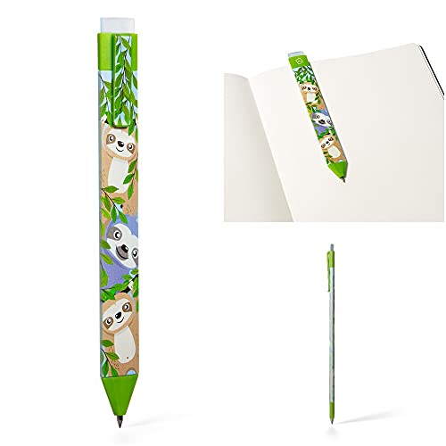 Pen Bookmark mit Tintennachfüllungen | Löschbarer Kugelschreiber und Lesezeichen 3-in-1 | Neuheitsstift mit Tinte und Radiergummi | Seitenmarkierung | Buchmarker | Seitenhalter-Clip von Gifts for Readers & Writers