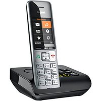 Gigaset COMFORT 500A Schnurloses Telefon mit Anrufbeantworter schwarz-silber von Gigaset