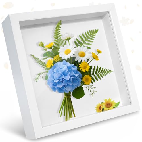 Gigmeta 3D Bilderrahmen 20 x 20cm Bilderrahmen zum Befüllen Tief 3D Objektrahmen Hölzern bis 3cm, 3D Rahmen für Objekte, Blumen, Hochzeitsstrauß oder Erinnerungsstücke Gigmeta 3D Bilderrahmen 20 x 20cm Bilderrahmen zum Befüllen Tief 3D Objektrahmen Hölzern bis 3cm, 3D Rahmen für Objekte, Blumen, Hochzeitsstrauß oder Erinnerungsstücke von Gigmeta