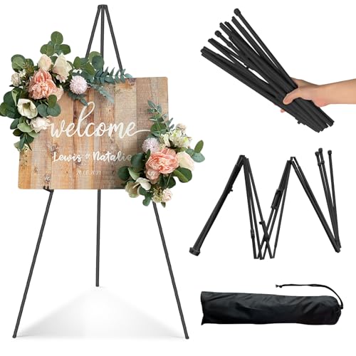 Staffelei Stand,Verstellbares Stativ Tisch Kunst Leinwand Malerei Display Art Poster Metall Stand Höhenverstellbares Staffelei Set Kappbar Stativ Staffelei Hochzeit,für Hochzeit,Malerei,Show (Schwarz) Staffelei Stand,Verstellbares Stativ Tisch Kunst Leinwand Malerei Display Art Poster Metall Stand Höhenverstellbares Staffelei Set Kappbar Stativ Staffelei Hochzeit,für Hochzeit,Malerei,Show (Schwarz) von Gigtoop