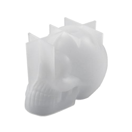 Gihioue Schädelform - Flexibles Silikon Schädel Gießform | Gießdeko Für Handgemachte Epoxidharz Skulpturen Kerzenherstellung Hallowen Heimdekoration Feierlichkeiten Gihioue Schädelform - Flexibles Silikon Schädel Gießform | Gießdeko Für Handgemachte Epoxidharz Skulpturen Kerzenherstellung Hallowen Heimdekoration Feierlichkeiten von Gihioue