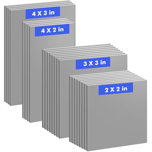 Gilprop 24 Stück Gummistempelblätter für Lasergravurmaschine, 4 Größen, Laserschneider-Materialien, grau, weiche Gummiblätter für Stempelherstellung, DIY-Kunst-Design, 2,3 mm Gilprop 24 Stück Gummistempelblätter für Lasergravurmaschine, 4 Größen, Laserschneider-Materialien, grau, weiche Gummiblätter für Stempelherstellung, DIY-Kunst-Design, 2,3 mm von Gilprop