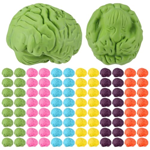 Gilprop 96 Stück Gehirnförmige Radiergummis, Großpackung, 2,5 cm, Mini-Gehirn-Radiergummi, lustiges Klassenzimmer-Zubehör, Geburtstag, Halloween, Partygeschenke, niedliche Geschenke für Studenten Gilprop 96 Stück Gehirnförmige Radiergummis, Großpackung, 2,5 cm, Mini-Gehirn-Radiergummi, lustiges Klassenzimmer-Zubehör, Geburtstag, Halloween, Partygeschenke, niedliche Geschenke für Studenten von Gilprop