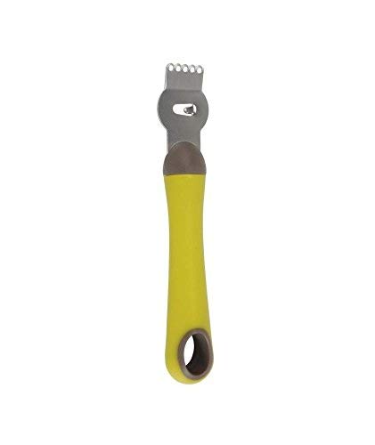 Gimel Bonjour Zester, Edelstahl, grün, 18,5 x 2,5 x 1,5 cm von SYNYEY