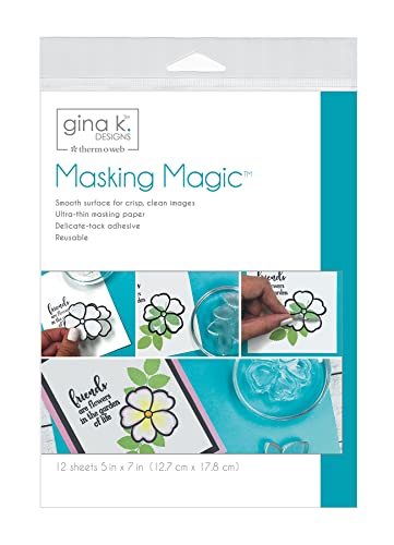Gina K Designs 18123 GINA K MASKNG Sheets, andere, Einheitsgröße von Gina K Designs
