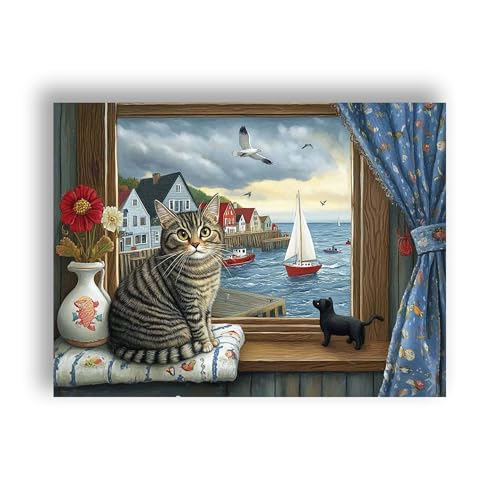 Ginfonr DIY Diamond Art Painting Zubehör Katze Set Full, 5D Diamant Painting Landschaften Bilder Kit Crystal Rhinestone Embroidery Decoration Für Home Wall Décor 30x40 cm 28 Ginfonr DIY Diamond Art Painting Zubehör Katze Set Full, 5D Diamant Painting Landschaften Bilder Kit Crystal Rhinestone Embroidery Decoration Für Home Wall Décor 30x40 cm 28 von Ginfonr