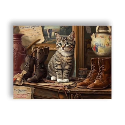 Ginfonr DIY Diamond Art Painting Zubehör Landschaft Set Full, 5D Diamant Painting Katzen Bilder Kit Crystal Rhinestone Embroidery Decoration Für Home Wall Décor 30x40 cm 31 Ginfonr DIY Diamond Art Painting Zubehör Landschaft Set Full, 5D Diamant Painting Katzen Bilder Kit Crystal Rhinestone Embroidery Decoration Für Home Wall Décor 30x40 cm 31 von Ginfonr