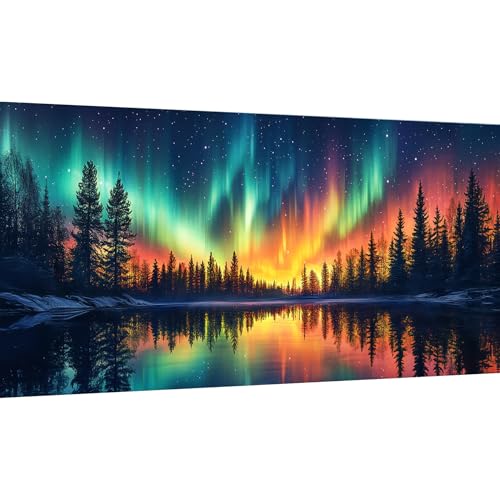 Ginfonr DIY Large Diamond Art Kits for Adults, Aurora Diamond Painting Zubehör, Diamond Art Landschaft Full Drill, Diamond Painting Erwachsene Crystal Rhinestone Decoration Für Wall Décor 30x80 cm Ginfonr DIY Large Diamond Art Kits for Adults, Aurora Diamond Painting Zubehör, Diamond Art Landschaft Full Drill, Diamond Painting Erwachsene Crystal Rhinestone Decoration Für Wall Décor 30x80 cm von Ginfonr
