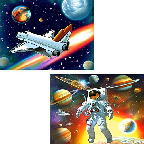 Ginfonr Diamond Painting 5D Diamant Malerei Sternenhimmel Planet Astronaut Raumschiff Nach Anzahl Kits Full Drill Paint Mit Diamonds Arts Wall Decor 30 * 40 cm, 2Pack Ginfonr Diamond Painting 5D Diamant Malerei Sternenhimmel Planet Astronaut Raumschiff Nach Anzahl Kits Full Drill Paint Mit Diamonds Arts Wall Decor 30 * 40 cm, 2Pack von Ginfonr