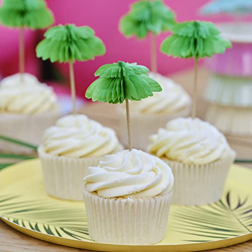 Amscan Hawaiianische Wabenpalmen Cupcake-Topper von Ginger Ray