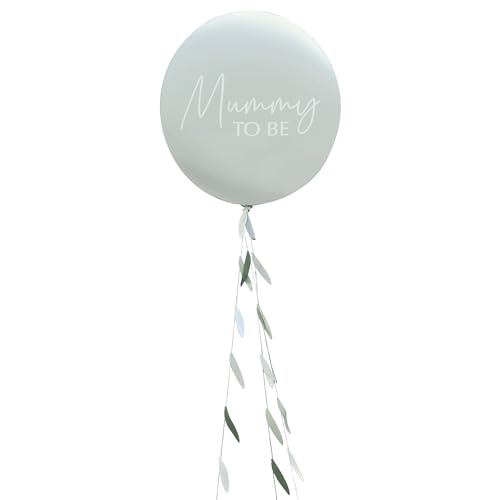 Ginger Ray Mummy to Be Babyparty Ballon mit botanischem Schwanz, Grün, 120 x 50 x 120 cm; 100 Grams Ginger Ray Mummy to Be Babyparty Ballon mit botanischem Schwanz, Grün, 120 x 50 x 120 cm; 100 Grams von Ginger Ray