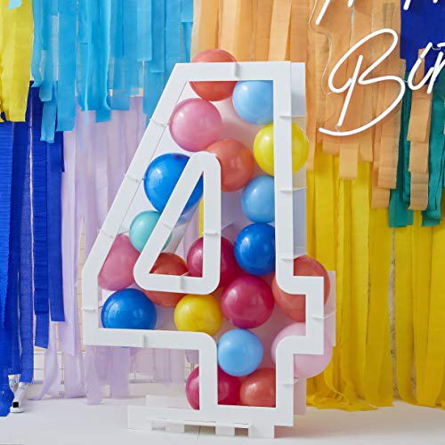 Ginger Ray Ballon Mosaik Zahl 4 Geburtstag Party Deko Rose Gold Regenbogen Ginger Ray Ballon Mosaik Zahl 4 Geburtstag Party Deko Rose Gold Regenbogen von Ginger Ray