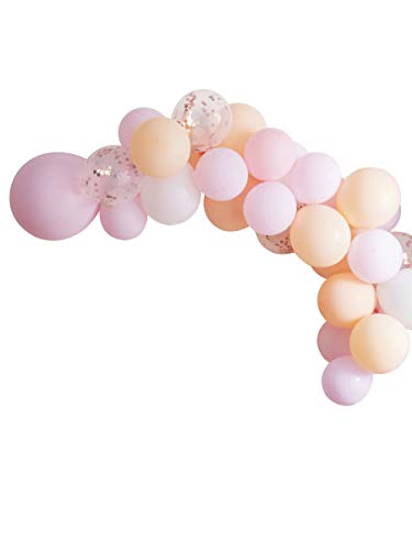 Ginger Ray Ballonbogen für Junggesellinnenabschied, Roségold, kein Helium, 60 Stück, Pink von Ginger Ray