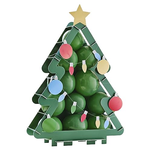 Ginger Ray Balloon Mosaik-Weihnachtsbaum mit Luftballons und Leuchten, für Weihnachtsfeiern und Kinder, Schlafzimmer Ginger Ray Balloon Mosaik-Weihnachtsbaum mit Luftballons und Leuchten, für Weihnachtsfeiern und Kinder, Schlafzimmer von Ginger Ray