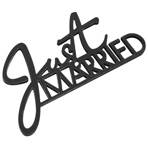 Ginger Ray Black Wooden Just Married Tischschild Hochzeit, Schwarz Ginger Ray Black Wooden Just Married Tischschild Hochzeit, Schwarz von Ginger Ray