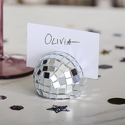 Ginger Ray Christmas Silver Disco Ball Tischkartenhalter, Party-Tischdekoration, 4 Stück Ginger Ray Christmas Silver Disco Ball Tischkartenhalter, Party-Tischdekoration, 4 Stück von Ginger Ray
