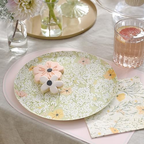 Ginger Ray Ditsy Partyteller aus Papier, Blumendruck, 8 Stück, Pastellfarben Ginger Ray Ditsy Partyteller aus Papier, Blumendruck, 8 Stück, Pastellfarben von Ginger Ray