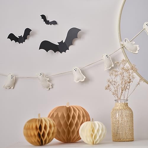Ginger Ray Filz-Geister-Halloween-Wimpelkette, Girlande, hängende Dekoration, 2 m Ginger Ray Filz-Geister-Halloween-Wimpelkette, Girlande, hängende Dekoration, 2 m von Ginger Ray