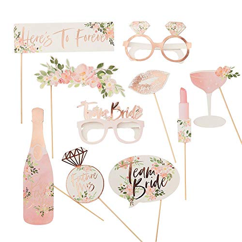 Ginger Ray Floral Hen Party Rose Gold 10 Stück, geblümt, 10er-Pack Ginger Ray Floral Hen Party Rose Gold 10 Stück, geblümt, 10er-Pack von Ginger Ray