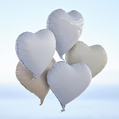 Ginger Ray Heart Shaped Engagement Ballonbündel 5 Stück, Mehrfarbig, Large Ginger Ray Heart Shaped Engagement Ballonbündel 5 Stück, Mehrfarbig, Large von Ginger Ray