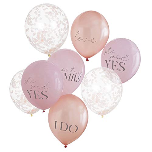 Ginger Ray Hen Party Slogan & Confetti 8 Stück, Rose Ginger Ray Hen Party Slogan & Confetti 8 Stück, Rose von Ginger Ray