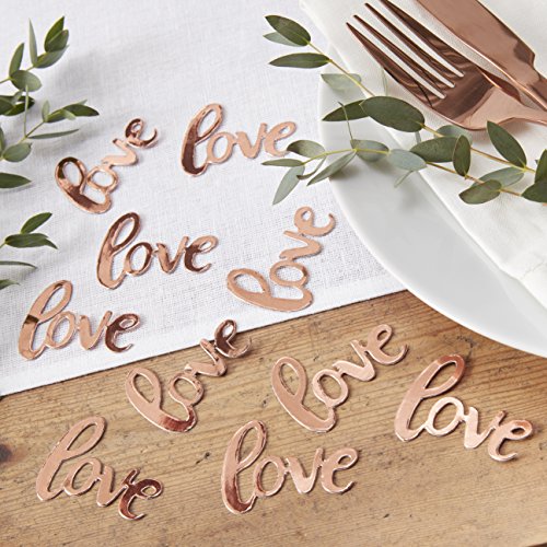 Ginger Ray Roségold Love Tischdekoration Hochzeit Party Konfetti schöne Botanik Ginger Ray Roségold Love Tischdekoration Hochzeit Party Konfetti schöne Botanik von Ginger Ray