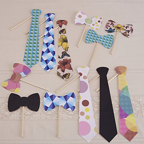 Ginger Ray Photo Booth Hochzeit Vintage Style Krawatten & Bowties Partei Props Kit - Vintage Affair Ginger Ray Photo Booth Hochzeit Vintage Style Krawatten & Bowties Partei Props Kit - Vintage Affair von Ginger Ray
