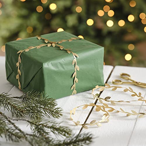 Ginger Ray RUS-152 Geschenkband mit goldfarbenen Blättern, 3 m, Gold Ginger Ray RUS-152 Geschenkband mit goldfarbenen Blättern, 3 m, Gold von Ginger Ray