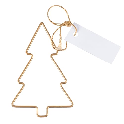 Ginger Ray RUS-157 Golddraht Baum Weihnachten Platzkarte Namenshalter mit Tags 4 Stück, Gold von Ginger Ray