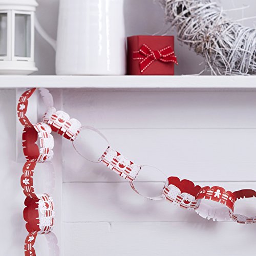 Ginger Ray Red and White Christmas Jumper Ketten, Gemütlich Ginger Ray Red and White Christmas Jumper Ketten, Gemütlich von Ginger Ray