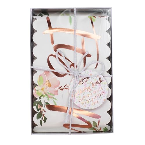 Ginger Ray Rose Gold Foiled Floral Mit Schleifenband, Schärpe von Ginger Ray
