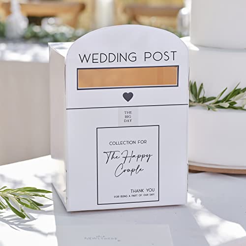 Ginger Ray SW-820 Wedding Post Box, Weiss von Ginger Ray