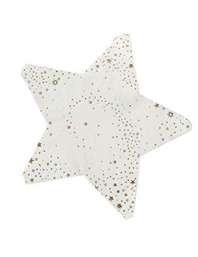Ginger Ray Star Shaped Foiled Pop The Bubbly, Gold, Weiß, Mittel Ginger Ray Star Shaped Foiled Pop The Bubbly, Gold, Weiß, Mittel von Ginger Ray