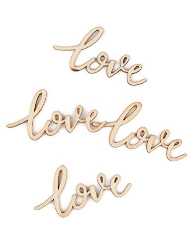Ginger Ray Tischstreu-Konfetti aus Holz Love für Hochzeiten, 25 Stück, schöne Botanik, Mehrfarbig Ginger Ray Tischstreu-Konfetti aus Holz Love für Hochzeiten, 25 Stück, schöne Botanik, Mehrfarbig von Ginger Ray