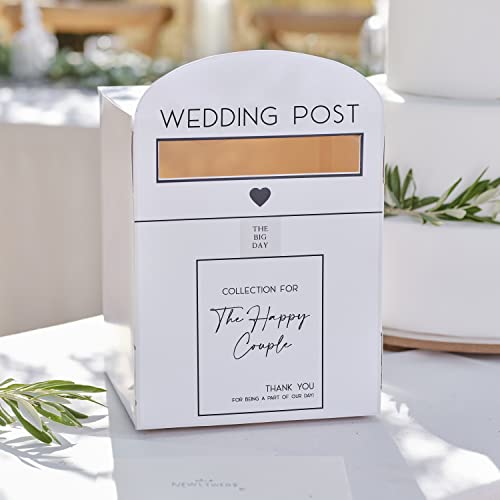 Ginger Ray White Wedding Briefkasten perfekt für, Hochzeitskarten von Ginger Ray