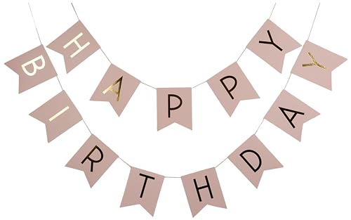 Ginger Ray Wimpelkette "Happy Birthday", Pink Ginger Ray Wimpelkette "Happy Birthday", Pink von Ginger Ray