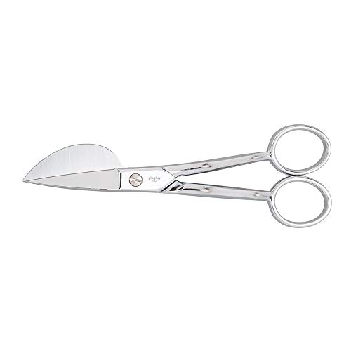 Gingher Appliqu Schere, Paddelschere, 15,2 cm, für Handarbeiten und Teppichherstellung, silberfarben Gingher Appliqu Schere, Paddelschere, 15,2 cm, für Handarbeiten und Teppichherstellung, silberfarben von Gingher